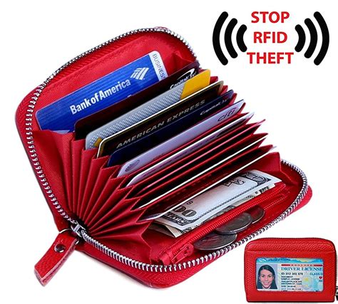 APHISON RFID Credit Card Holder Wallets for Women Leather 